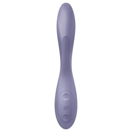 Satisfyer G-spot Flex 2 - akumulátorový, vodotěsný vibrátor na bod G (fialový)