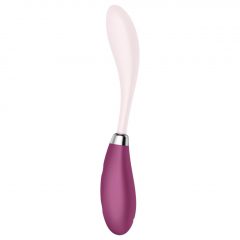   Satisfyer G-Spot Flex 3 - dobíjecí vibrátor pro bod G (růžová a vínová)