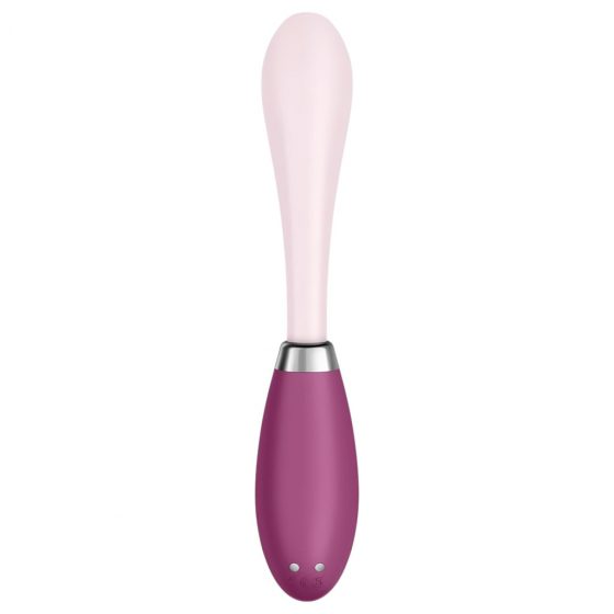 Satisfyer G-Spot Flex 3 - dobíjecí vibrátor pro bod G (růžová a vínová)