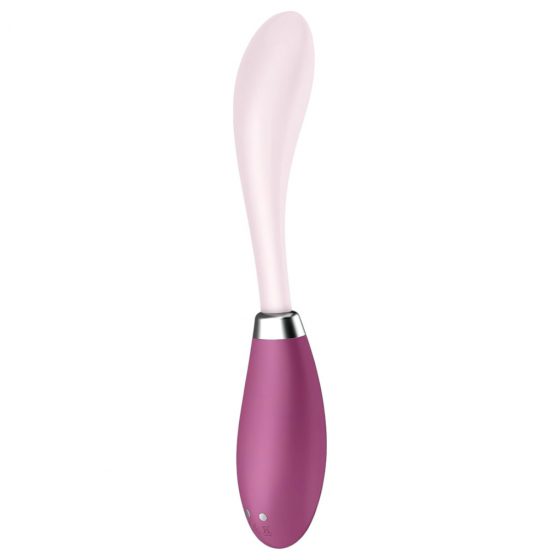 Satisfyer G-Spot Flex 3 - dobíjecí vibrátor pro bod G (růžová a vínová)