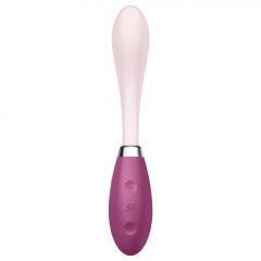   Satisfyer G-Spot Flex 3 - dobíjecí vibrátor pro bod G (růžová a vínová)