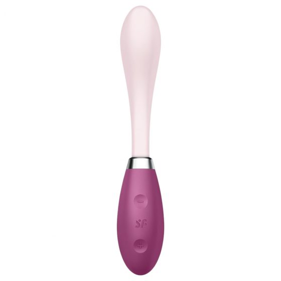 Satisfyer G-Spot Flex 3 - dobíjecí vibrátor pro bod G (růžová a vínová)