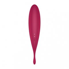   Satisfyer Twirling Pro - nabíjecí smart vibrátor na klitoris 2 v 1 (červený)