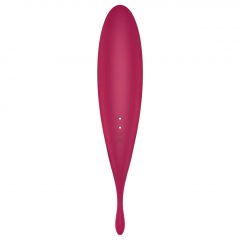   Satisfyer Twirling Pro - nabíjecí smart vibrátor na klitoris 2 v 1 (červený)