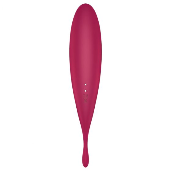 Satisfyer Twirling Pro - nabíjecí smart vibrátor na klitoris 2 v 1 (červený)