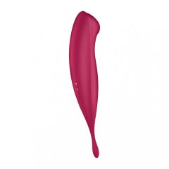   Satisfyer Twirling Pro - nabíjecí smart vibrátor na klitoris 2 v 1 (červený)