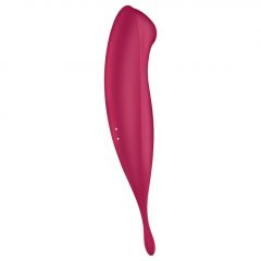   Satisfyer Twirling Pro - nabíjecí smart vibrátor na klitoris 2 v 1 (červený)