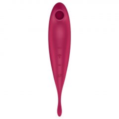   Satisfyer Twirling Pro - nabíjecí smart vibrátor na klitoris 2 v 1 (červený)