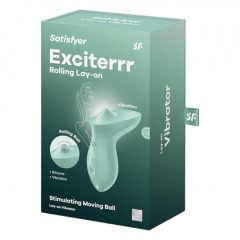   Satisfyer Exciterrr - Rotační vibrátor na klitoris s korálky (zelený)