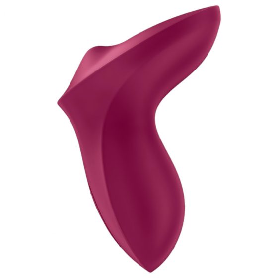 Satisfyer Exciterrr - Rotační vibrátor na klitoris s korálky (červený)