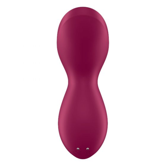 Satisfyer Exciterrr - Rotační vibrátor na klitoris s korálky (červený)