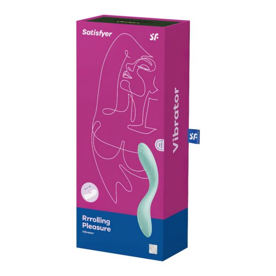 Satisfyer Rrrolling - nabíjecí pohyblivý vibrátor na bod G (máta)