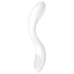   Satisfyer Rrrolling - akumulátorový G-bod vibrátor s pohyblivými kuličkami (bílý)