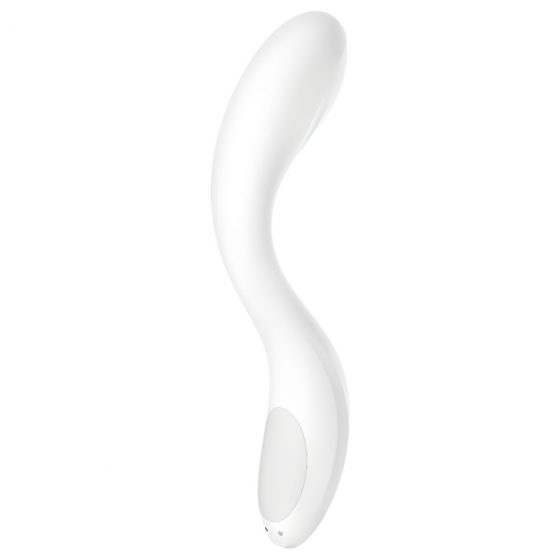 Satisfyer Rrrolling - nabíjecí pohyblivý vibrátor na bod G (bílý)