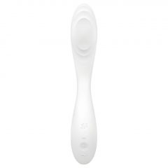   Satisfyer Rrrolling - akumulátorový G-bod vibrátor s pohyblivými kuličkami (bílý)