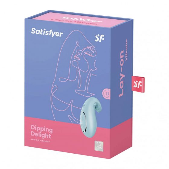 Satisfyer Dipping Delight - bezdrátový vibrátor na klitoris (modrý)