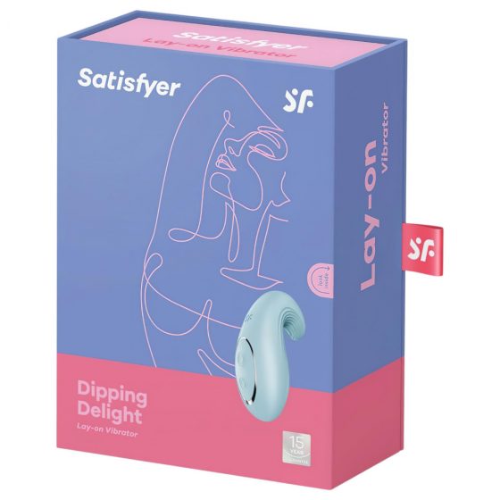 Satisfyer Dipping Delight - bezdrátový vibrátor na klitoris (modrý)