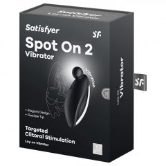   Satisfyer Spot On 2 - bezdrátový vibrátor na klitoris (černý)