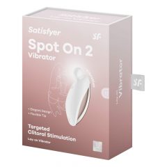   Satisfyer Spot On 2 - bezdrátový vibrátor na klitoris (bílý)