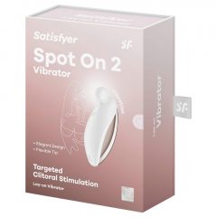   Satisfyer Spot On 2 - bezdrátový vibrátor na klitoris (bílý)