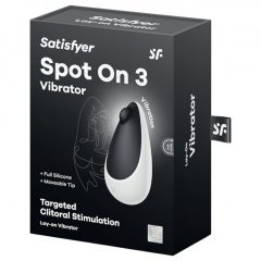   Satisfyer Spot On 3 - akumulátorový klitorální vibrátor (černý)