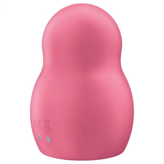 Satisfyer Pro To Go 1 - akumulátorový, vzduchový stimulátor klitorisu (červený)