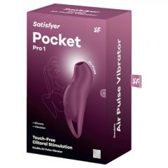   Satisfyer Pocket Pro 1 - dobíjecí stimulátor klitorisu se vzduchovou vlnou (fialový)