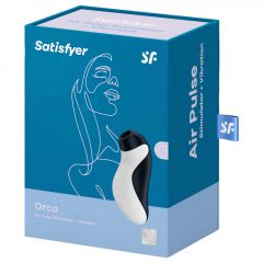   Satisfyer Orca - vodotěsný stimulátor klitorisu s tlakovými vlnami (černobílý)