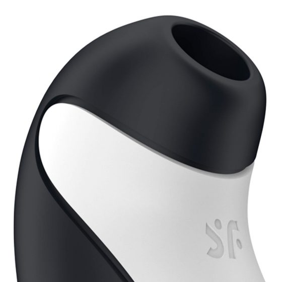 Satisfyer Orca - vodotěsný stimulátor klitorisu na baterie (černobílý)