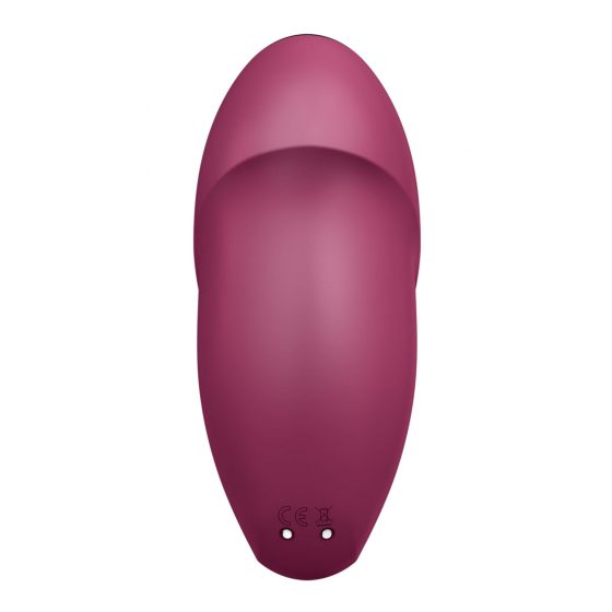 Satisfyer Tap & Climax 1 - vibrátor a stimulátor klitorisu 2v1 (červený)