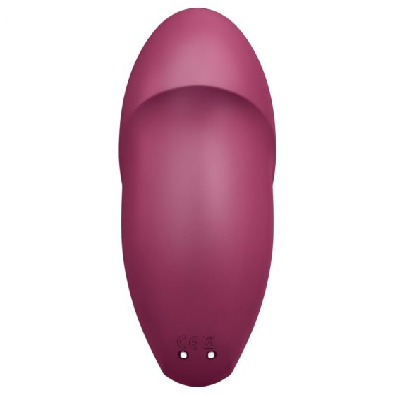 Satisfyer Tap & Climax 1 - 2v1 vibrátor a stimulátor klitorisu (červený)