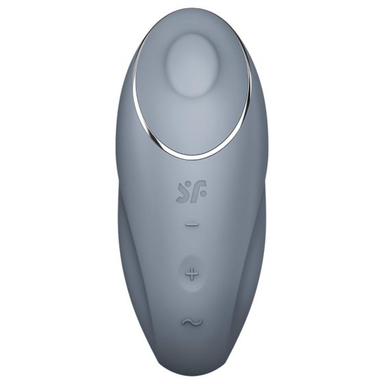 Satisfyer Tap & Climax 1 - 2v1 vibrátor a stimulátor klitorisu (šedá)