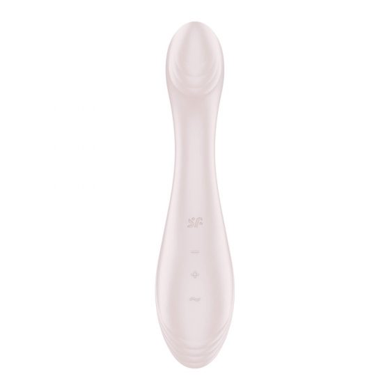 Satisfyer G-Force - dobíjecí, vodotěsný vibrátor pro bod G (béžový)