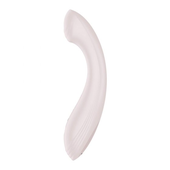 Satisfyer G-Force - dobíjecí, vodotěsný vibrátor pro bod G (béžový)