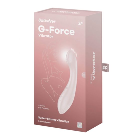 Satisfyer G-Force - dobíjecí, vodotěsný vibrátor pro bod G (béžový)