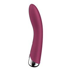   Satisfyer Spinning Vibe 1 - vibrátor s rotující hlavicí pro bod G (červený)