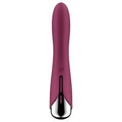   Satisfyer Spinning Vibe 1 - G-bodový vibrátor s rotační hlavicí (červený)