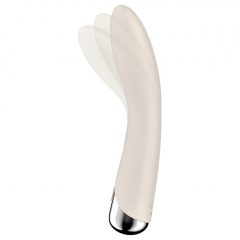   Satisfyer Spinning Vibe 1 - vibrátor s rotující hlavicí pro bod G (béžový)