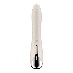   Satisfyer Spinning Vibe 1 - vibrátor s rotující hlavicí pro bod G (béžový)