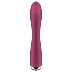   Satisfyer Spinning Rabbit 1 - rotující vibrátor s ramenem na klitoris (červený)