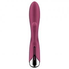   Satisfyer Spinning Rabbit 1 - rotující vibrátor s ramenem na klitoris (červený)