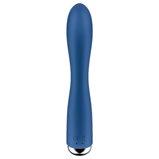 Satisfyer Spinning Rabbit 1 - Rotační vibrátor s rotující pákou (modrý)