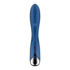   Satisfyer Spinning Rabbit 1 - Rotační vibrátor s rotující pákou (modrý)