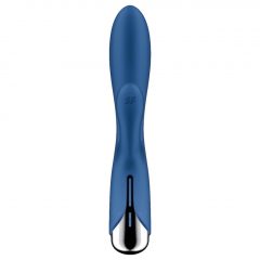   Satisfyer Spinning Rabbit 1 - rotující vibrátor s dráždidlem na klitoris (modrý)