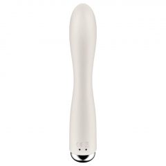   Satisfyer Spinning Rabbit 1 - rotační vibrátor s rotující pákou (béžový)