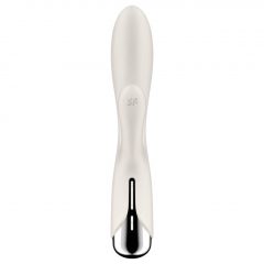   Satisfyer Spinning Rabbit 1 - rotační vibrátor s rotující pákou (béžový)