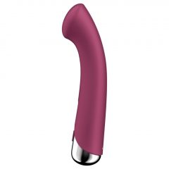   Satisfyer Spinning G-Spot 1 - vibrátor s rotující hlavicí pro bod G (červený)