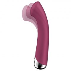   Satisfyer Spinning G-Spot 1 - vibrátor s rotující hlavicí pro bod G (červený)