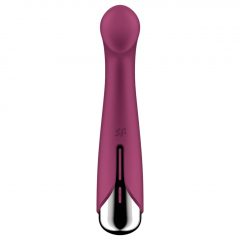   Satisfyer Spinning G-Spot 1 - vibrátor s rotující hlavicí pro bod G (červený)