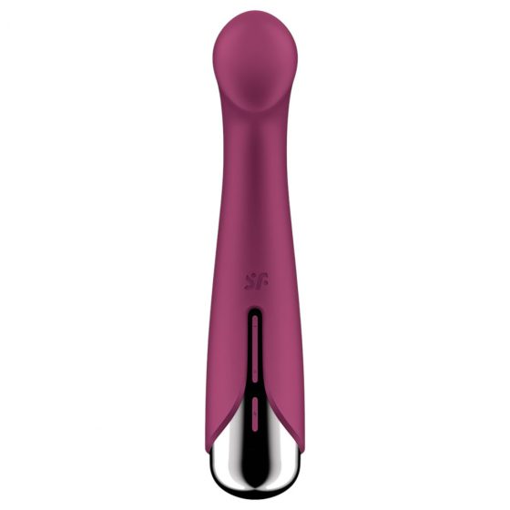 Satisfyer Spinning G-Spot 1 - vibrátor s rotující hlavicí pro bod G (červený)